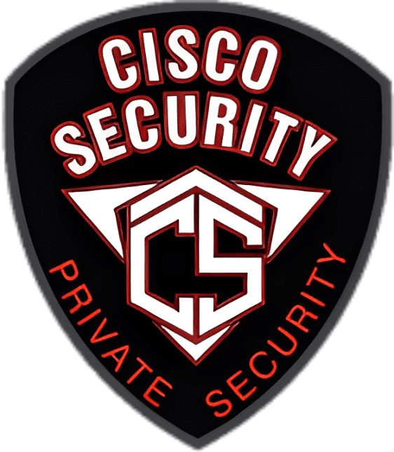 Cisco Security private security logo badge.